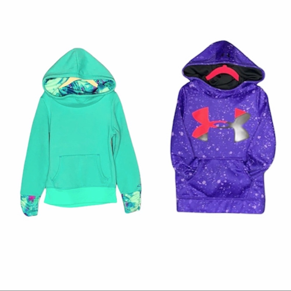 Champion & Under Armour Girl's set of Hoodies
